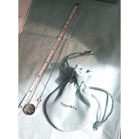 Tiffany & Co. Jewelry - Rare & Fabulous Tiffany & Co 1837 Collection Floating Round Concave Necklace COA
